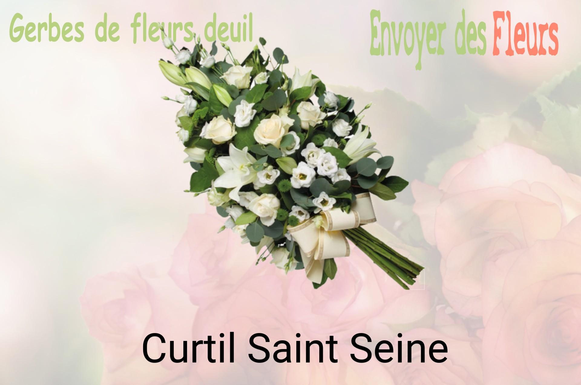 Gerbe de fleurs de deuil livrée à Curtil-Saint-Seine
